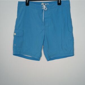 J. Crew blue swim trunk size 34